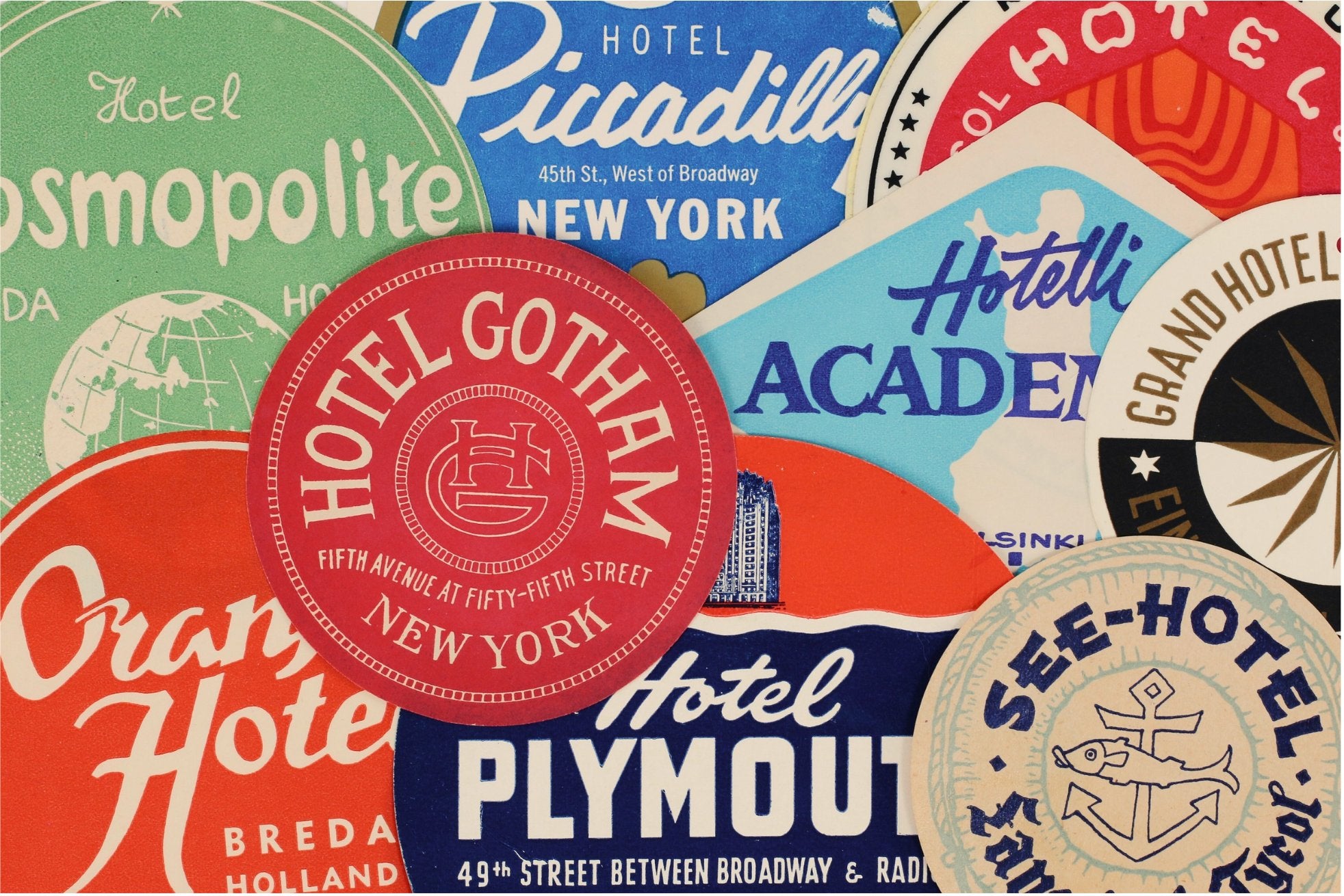 Luggage Label Prints